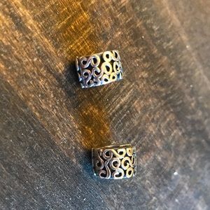 2 Pandora clip charms